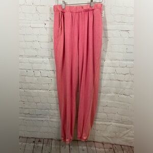Rae Made Pink Flawed (Sun Faded) Joggers Womens Size Medium